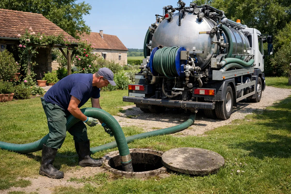 Entretien fosse septique : vidange, pompage et obligations