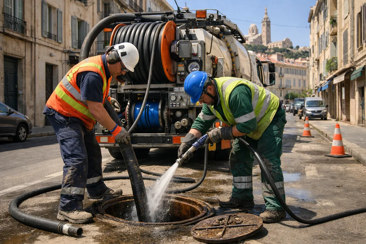 Curage réseaux d’assainissement à Marseille : entretien pro